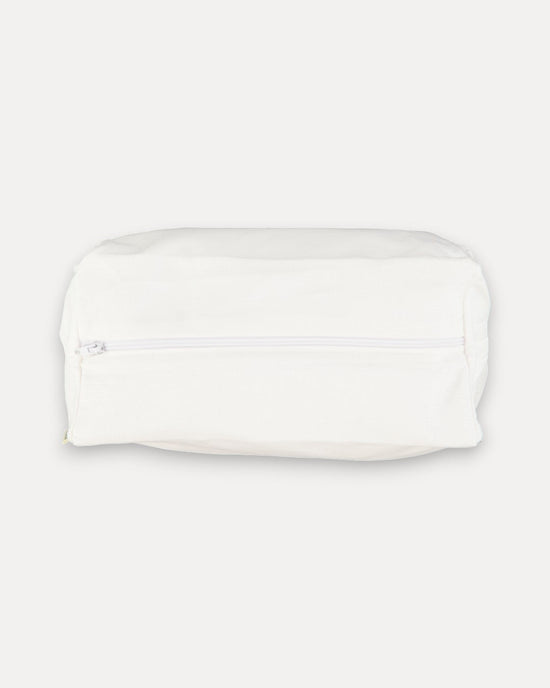 White Linen Toiletry Bag