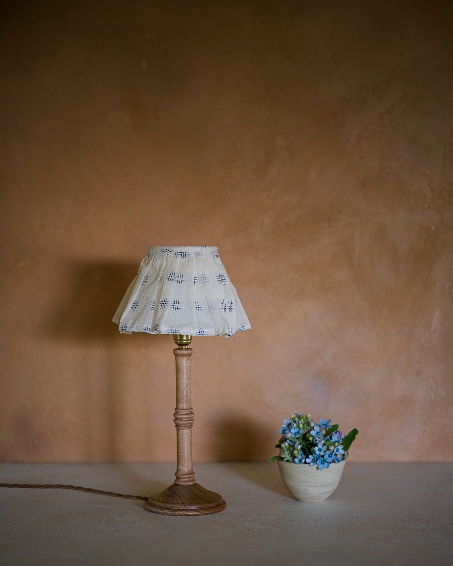 The Embroidered Loose Pleat in Delphinium