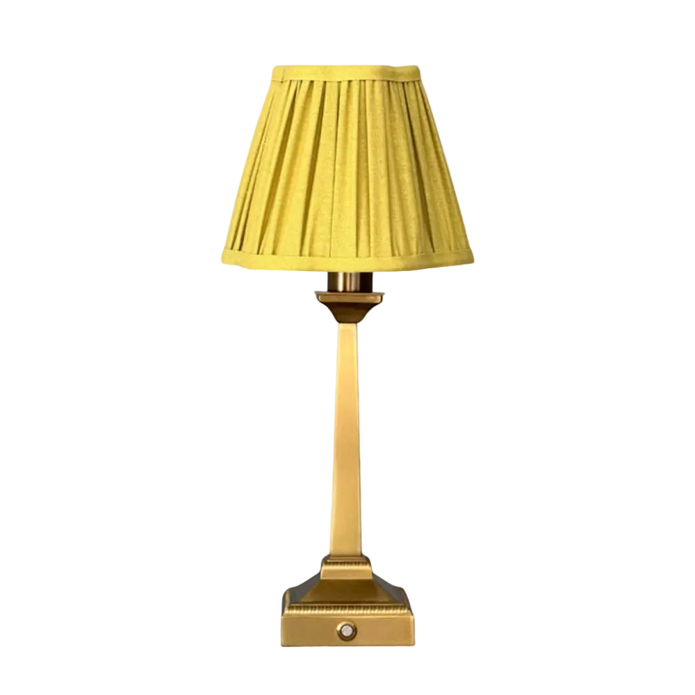 Charlie Table Lamp Yellow Scallop