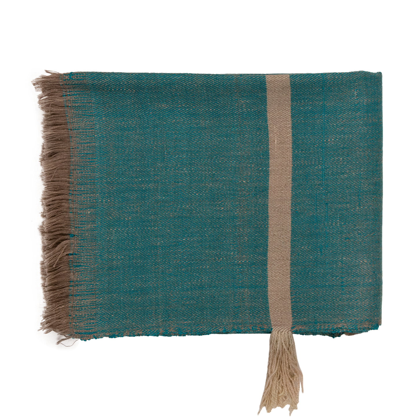 Handwoven Wool Throw 46×75 in