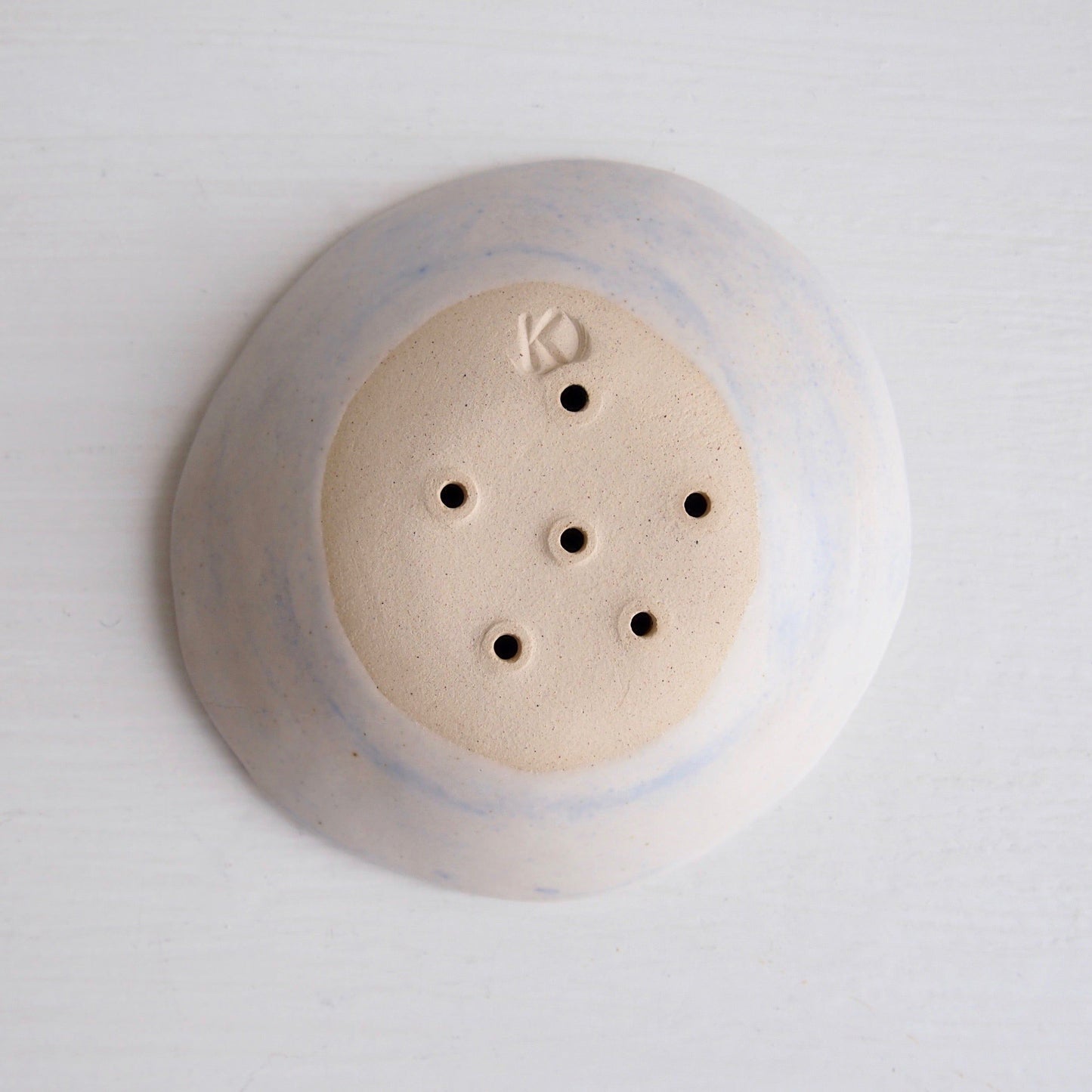 Handmade Royal Blue Ceramic Soap Dish