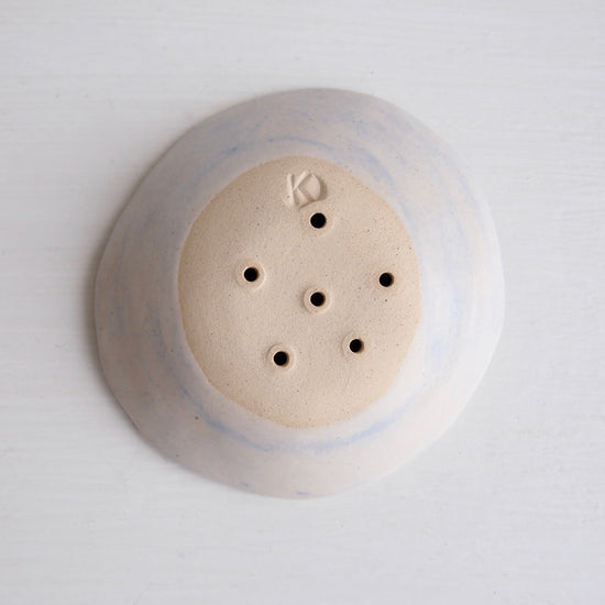 Handmade Royal Blue Ceramic Soap Dish