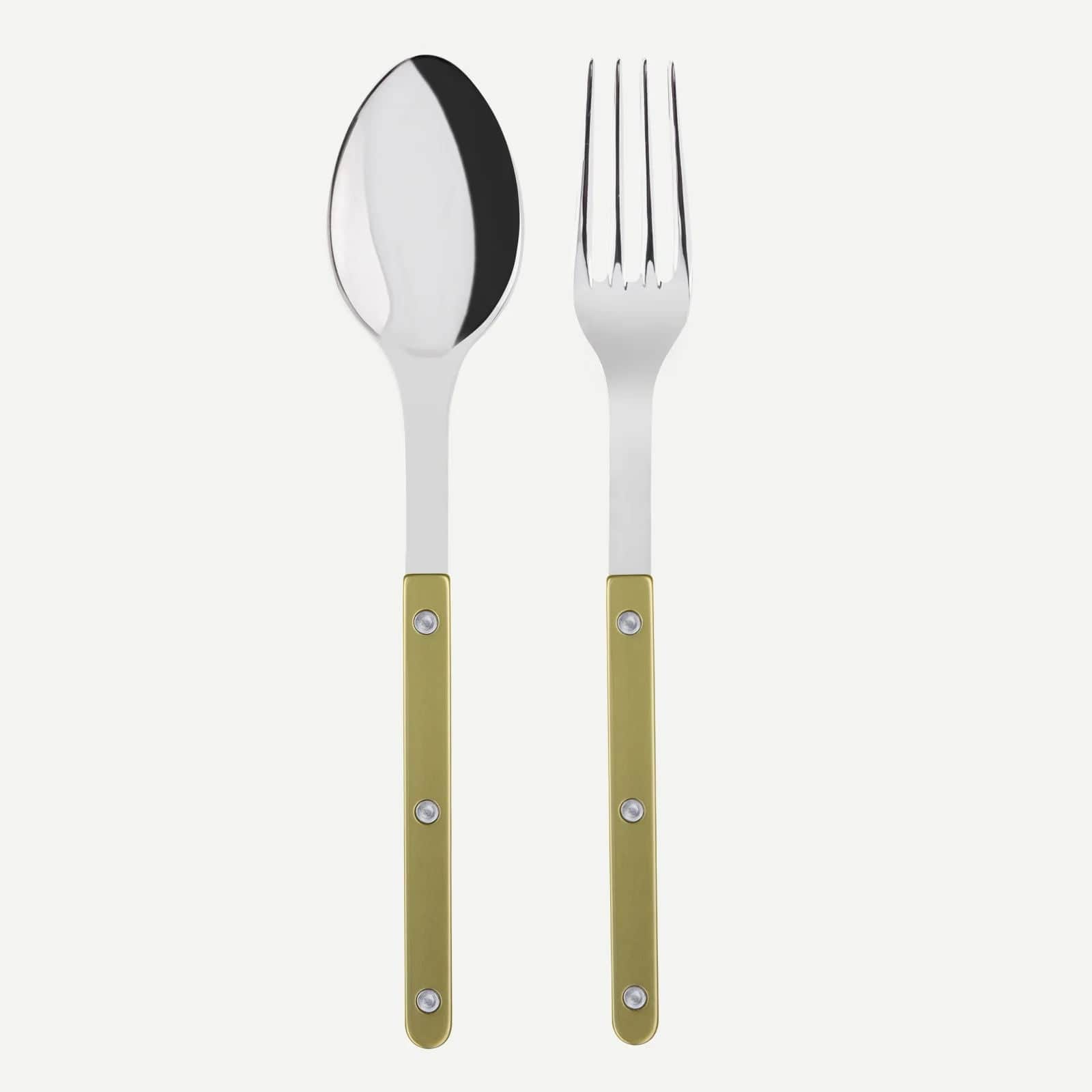 Bistrot Pearly Serving Set, Moss