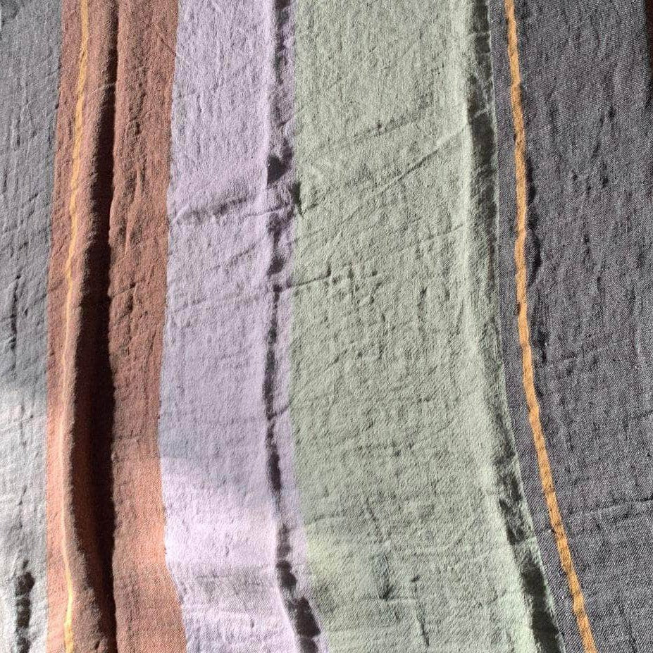 Multicoloured Linen Tablecloth