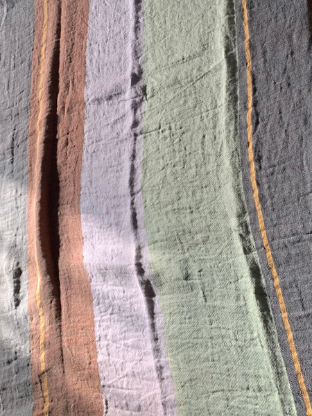 Multicoloured Linen Tablecloth