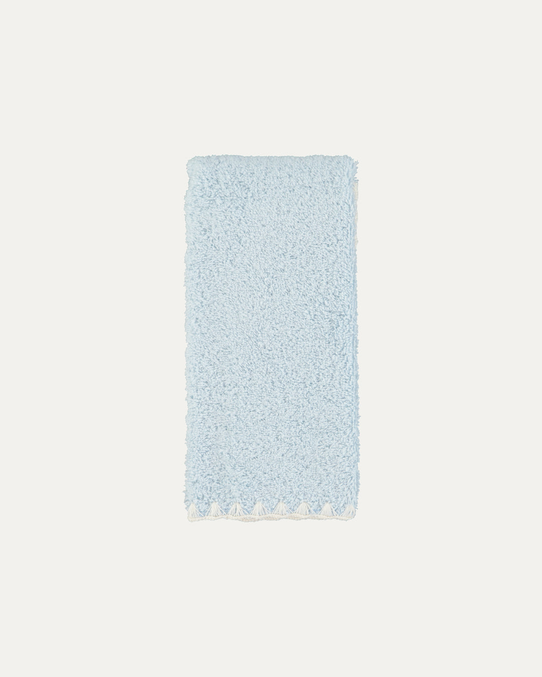 Blue and White Shell Bath Towel