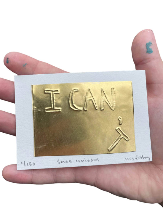 "Actually, I can." Tin Embossing Limited Edition
