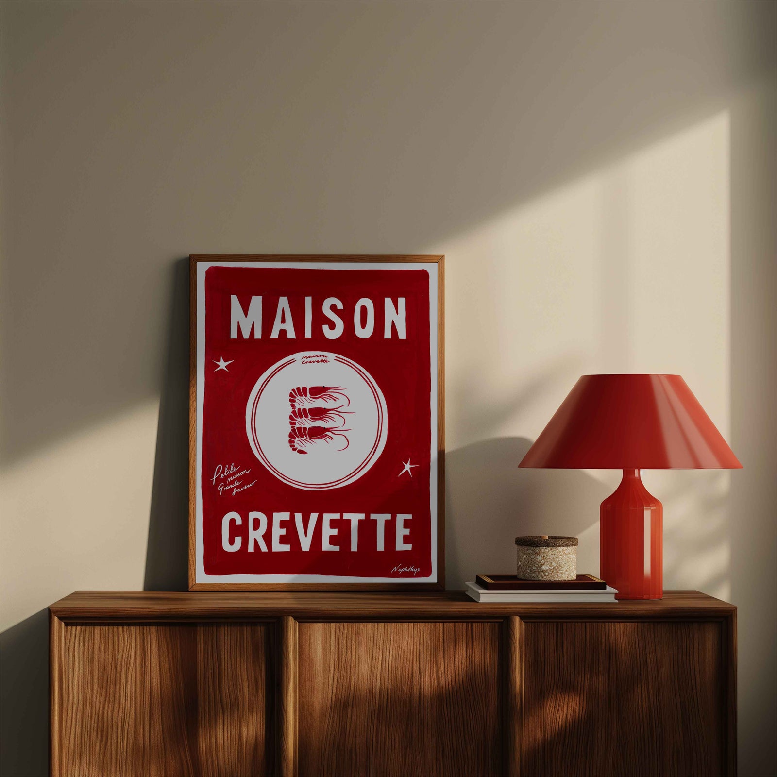 Maison Crevette Print