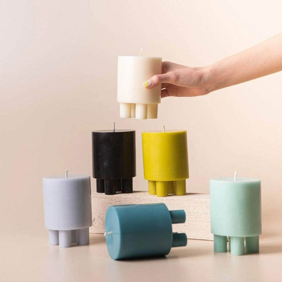 Stack Candle Prop - Mint