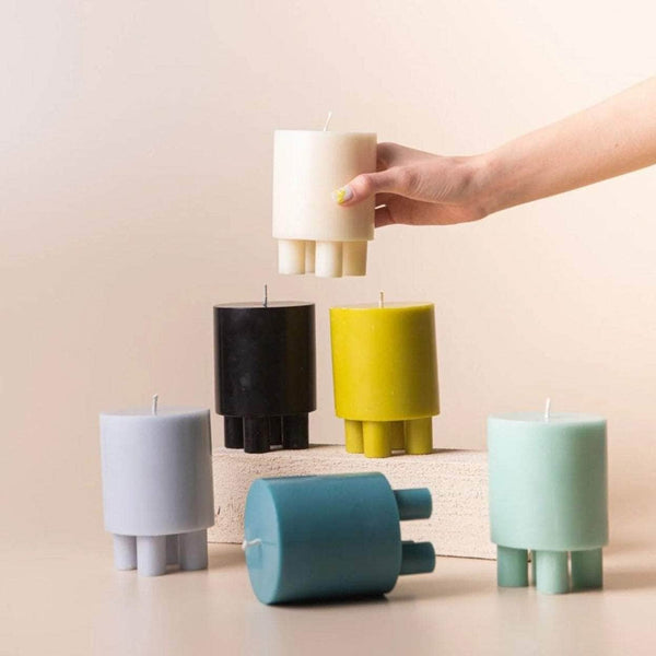 Stack Candle Prop - Mint