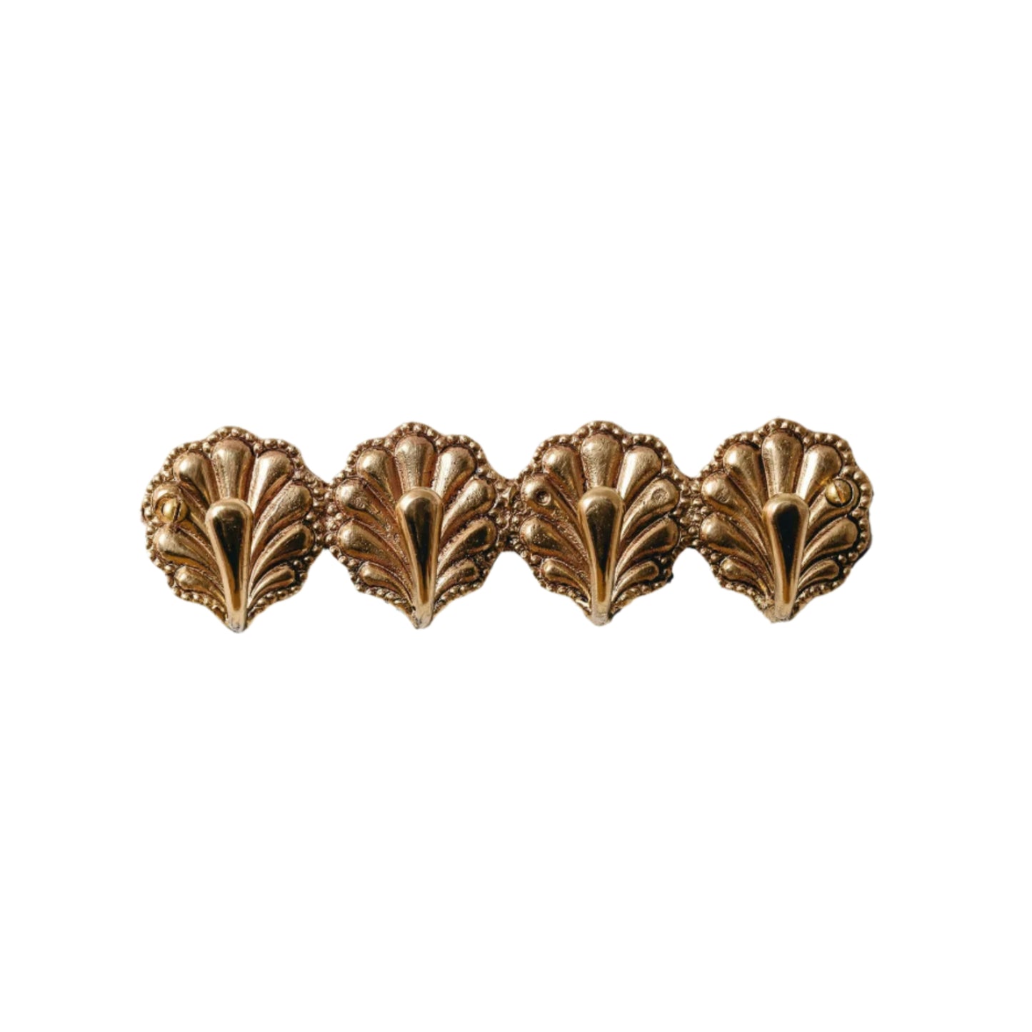 Shell Brass Coat Rack