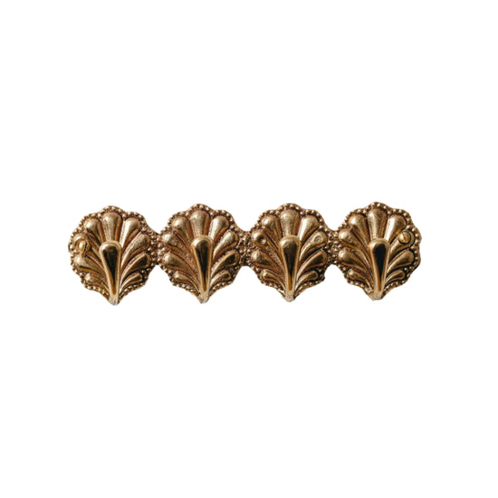 Shell Brass Coat Rack