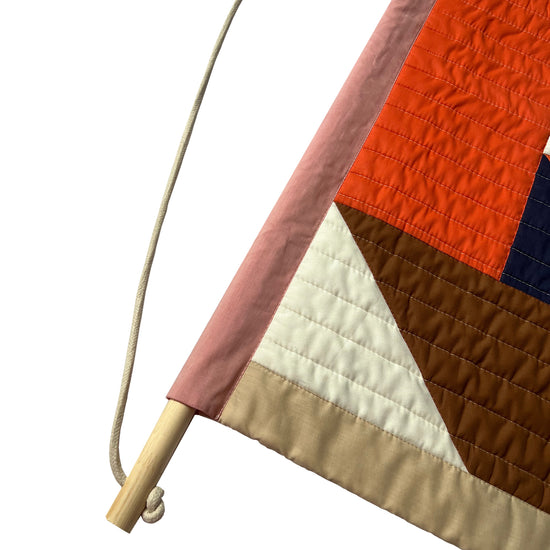 Wall Hanging Pole and Rope for Quilted Wall Hangings