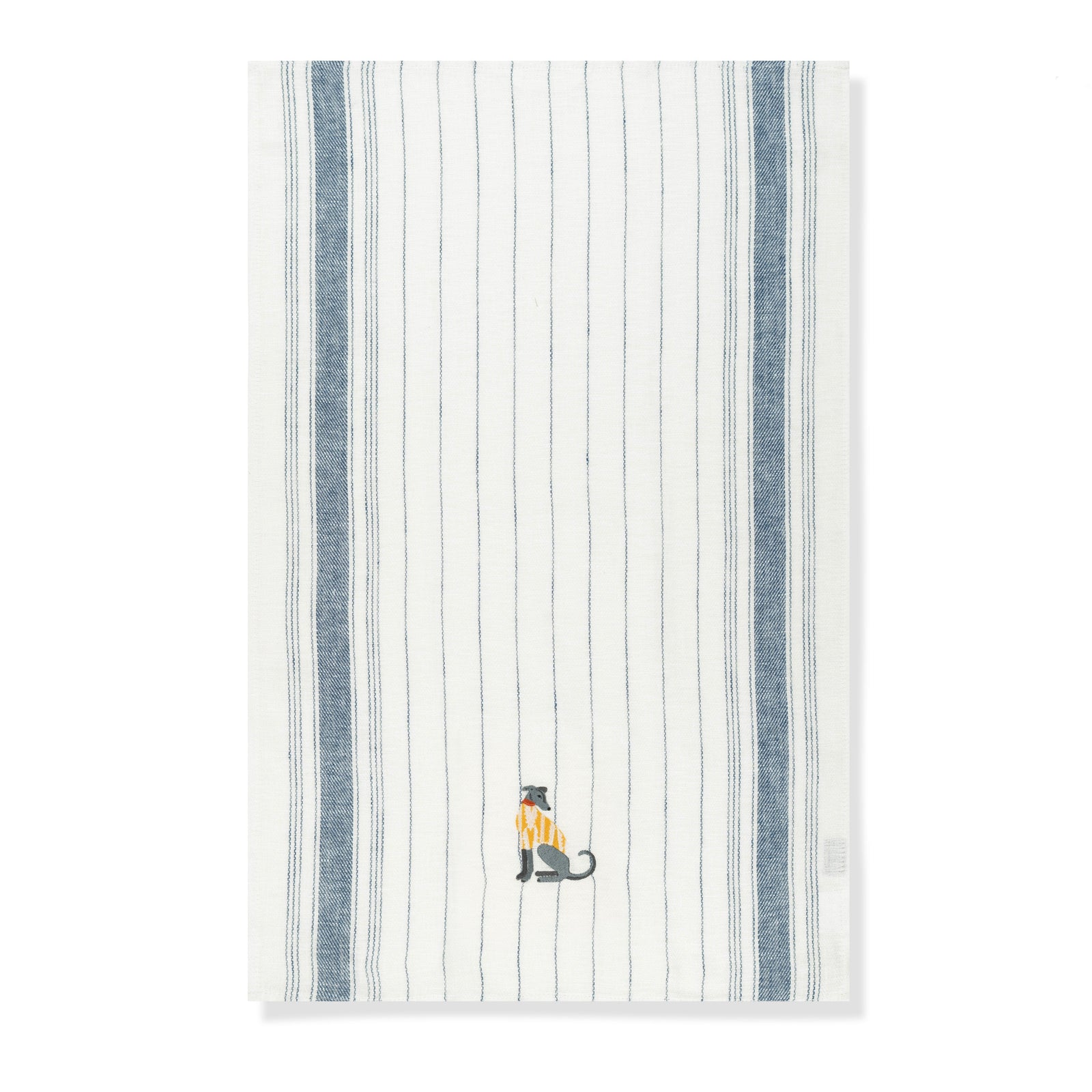 Kitchen Towel with Lurcher Embroidery