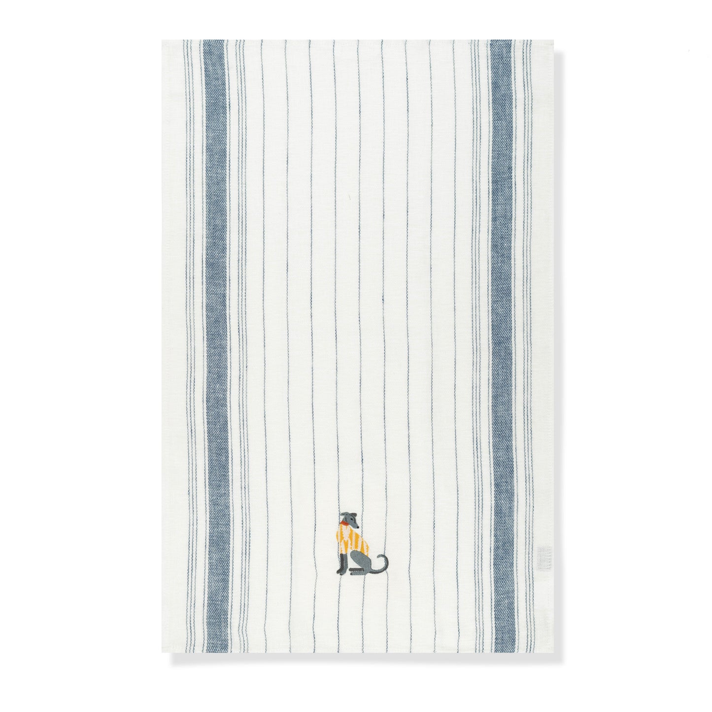 Kitchen Towel with Lurcher Embroidery