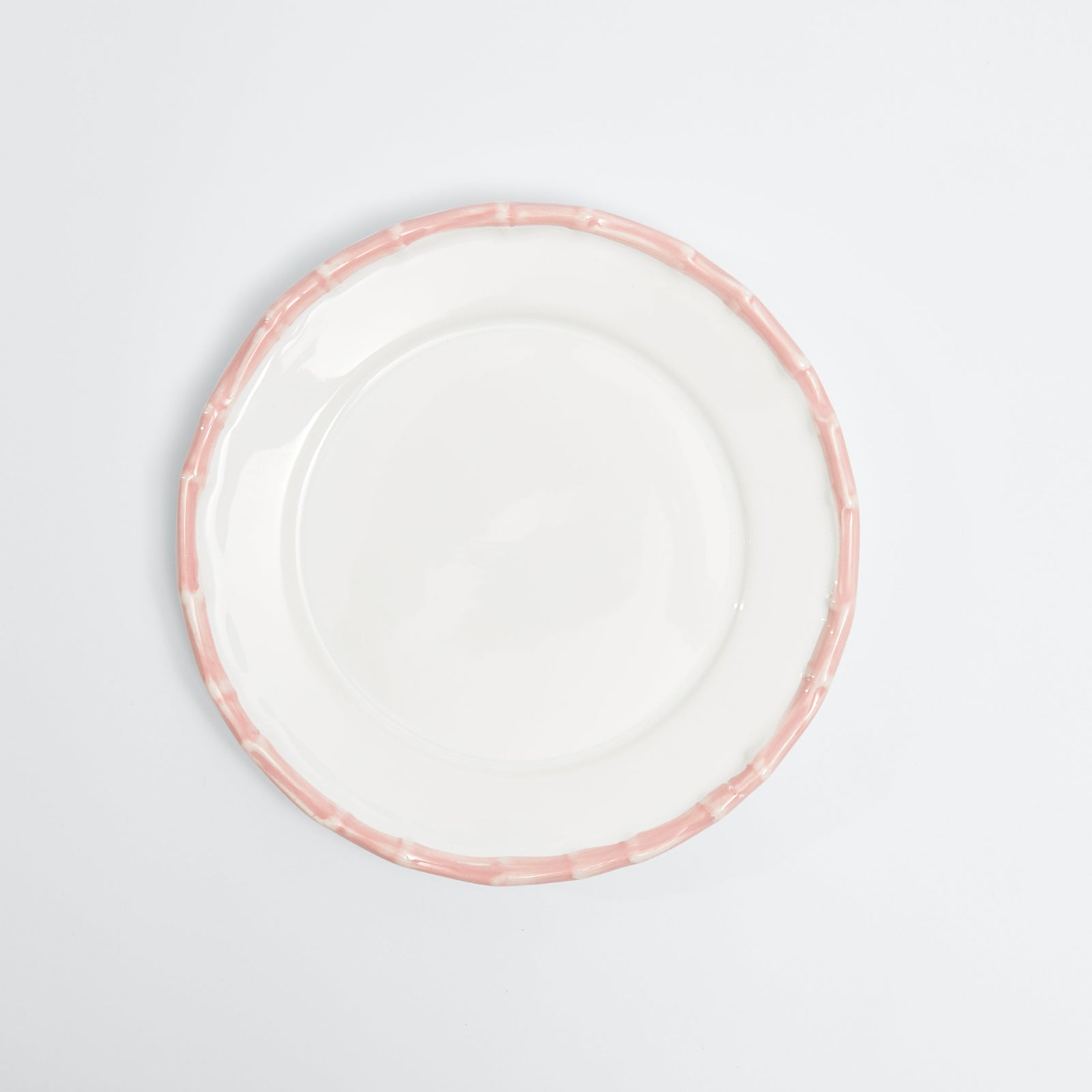 Small Pink Bamboo Side Plate (1 Piece)