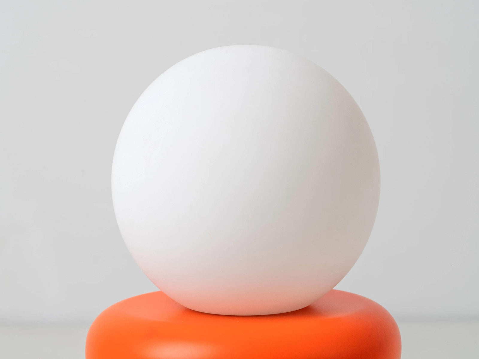 Peel orange cordless table lamp