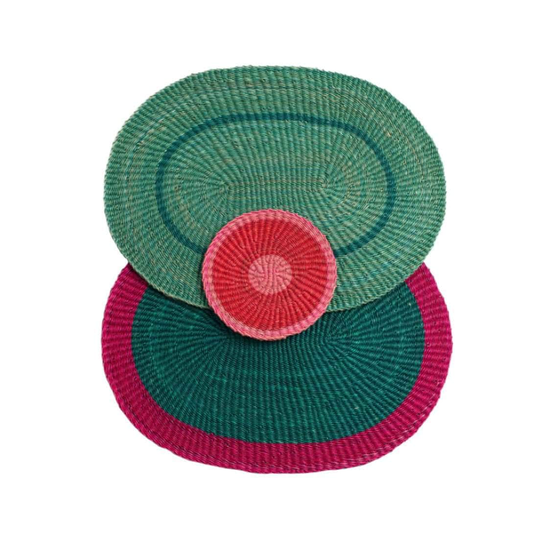 Set of 3 Placemats - Kumasi