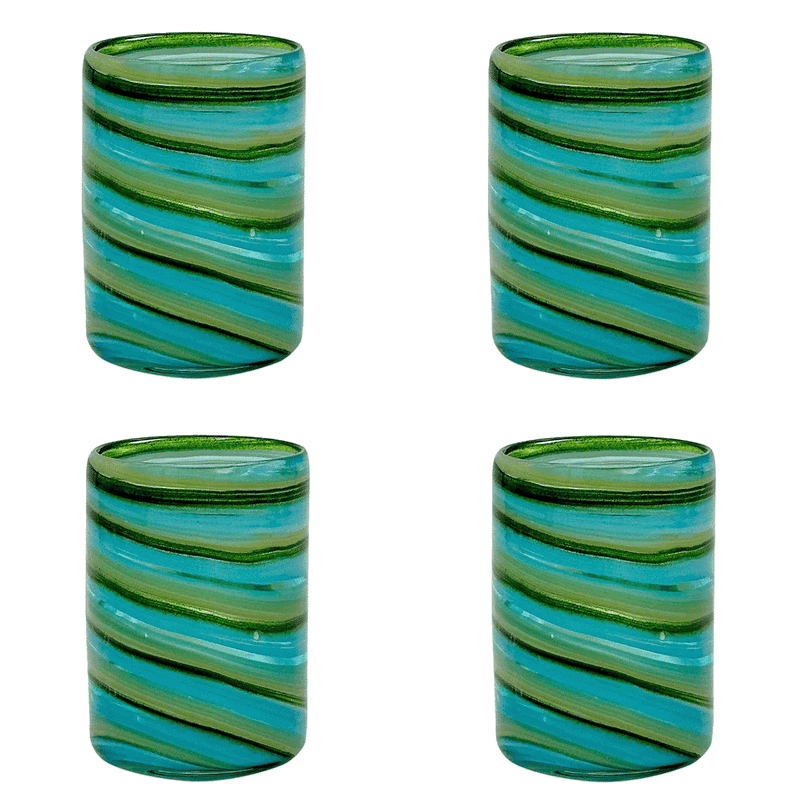 Bellotto Tumbler in Green, Set of Four