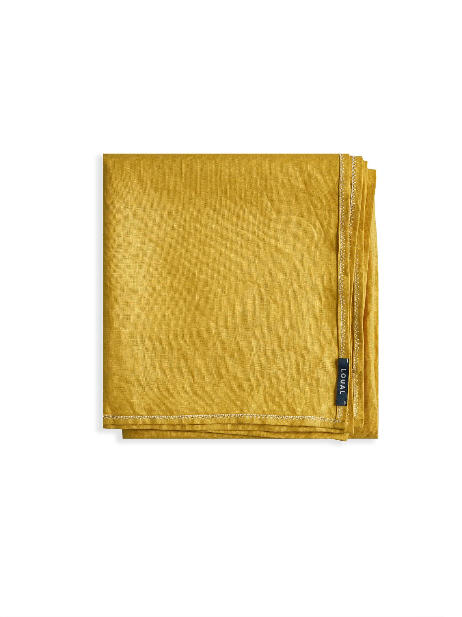 Irish Linen Large Towel - Sunshine Yellow
