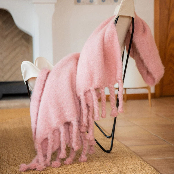 Viso Mohair Blanket Pink