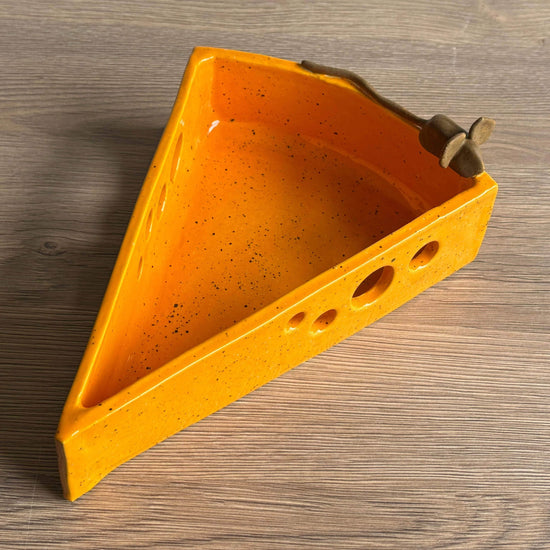 Handmade Cheese and Cracker Dish