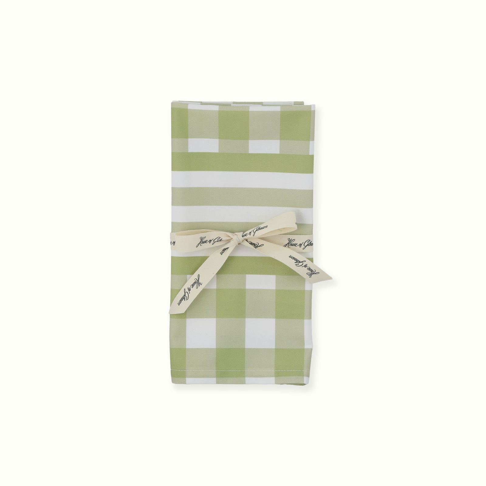 Gingham Cotton Dinner Napkins