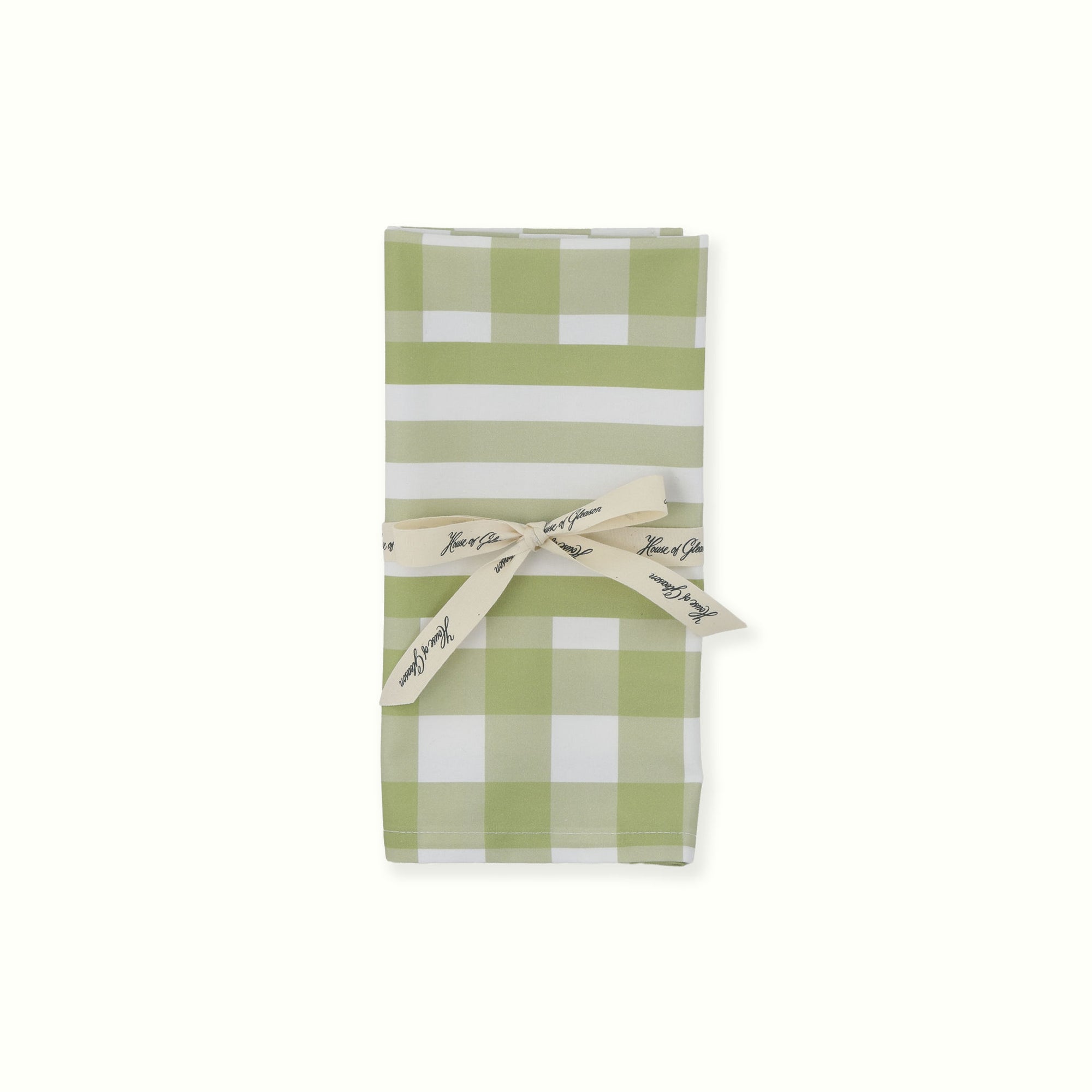 Gingham Cotton Dinner Napkins