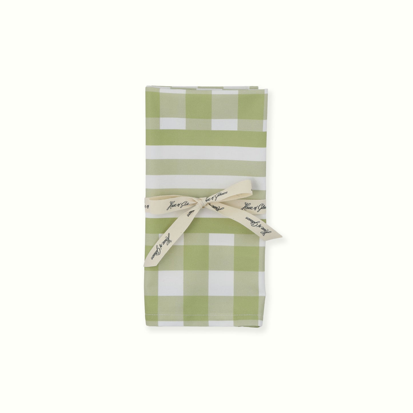 Gingham Cotton Dinner Napkins
