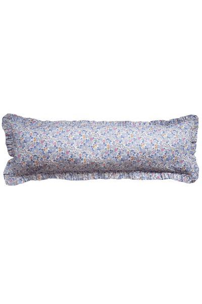 Ruffle Bolster Lumbar Cushion Made With Liberty Fabric Betsy