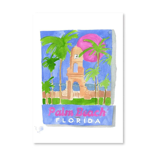 Palm Beach Matchbook Print