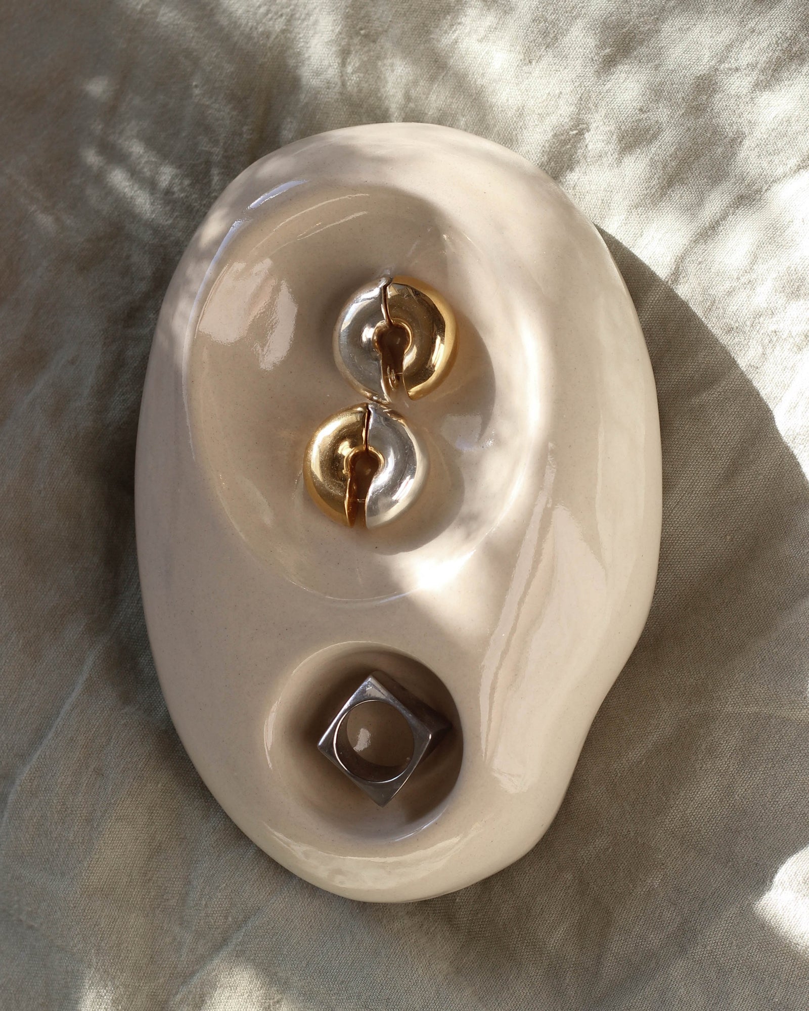 Small Double Sculptural Tray