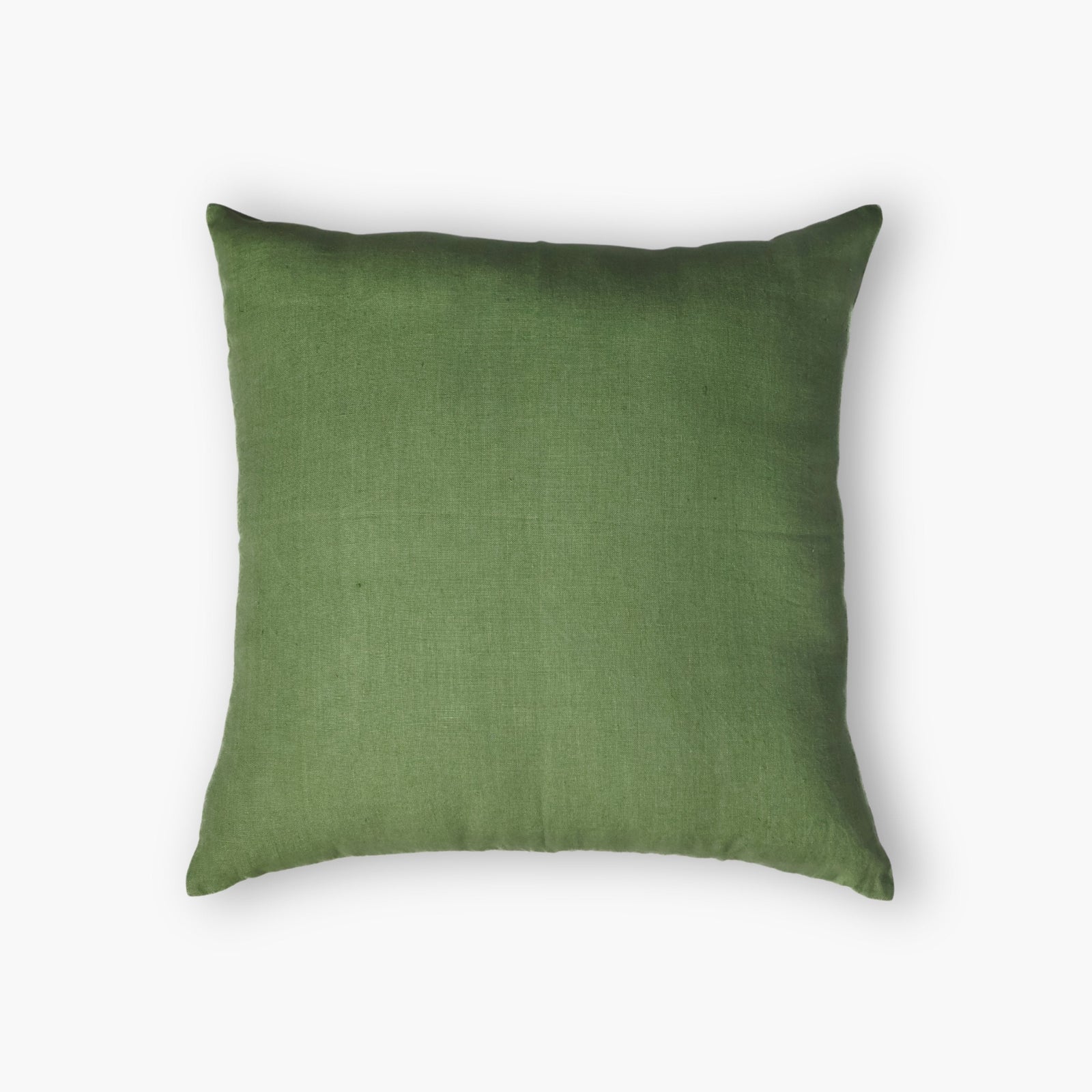 Bella Throw Pillow Cover - Olive Green & Blue