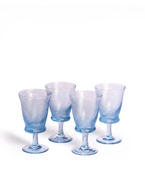 Spiral Wine Glasses (Set of 4)