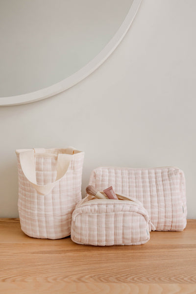 Soft Mini Loaf Pouch – Rosewater