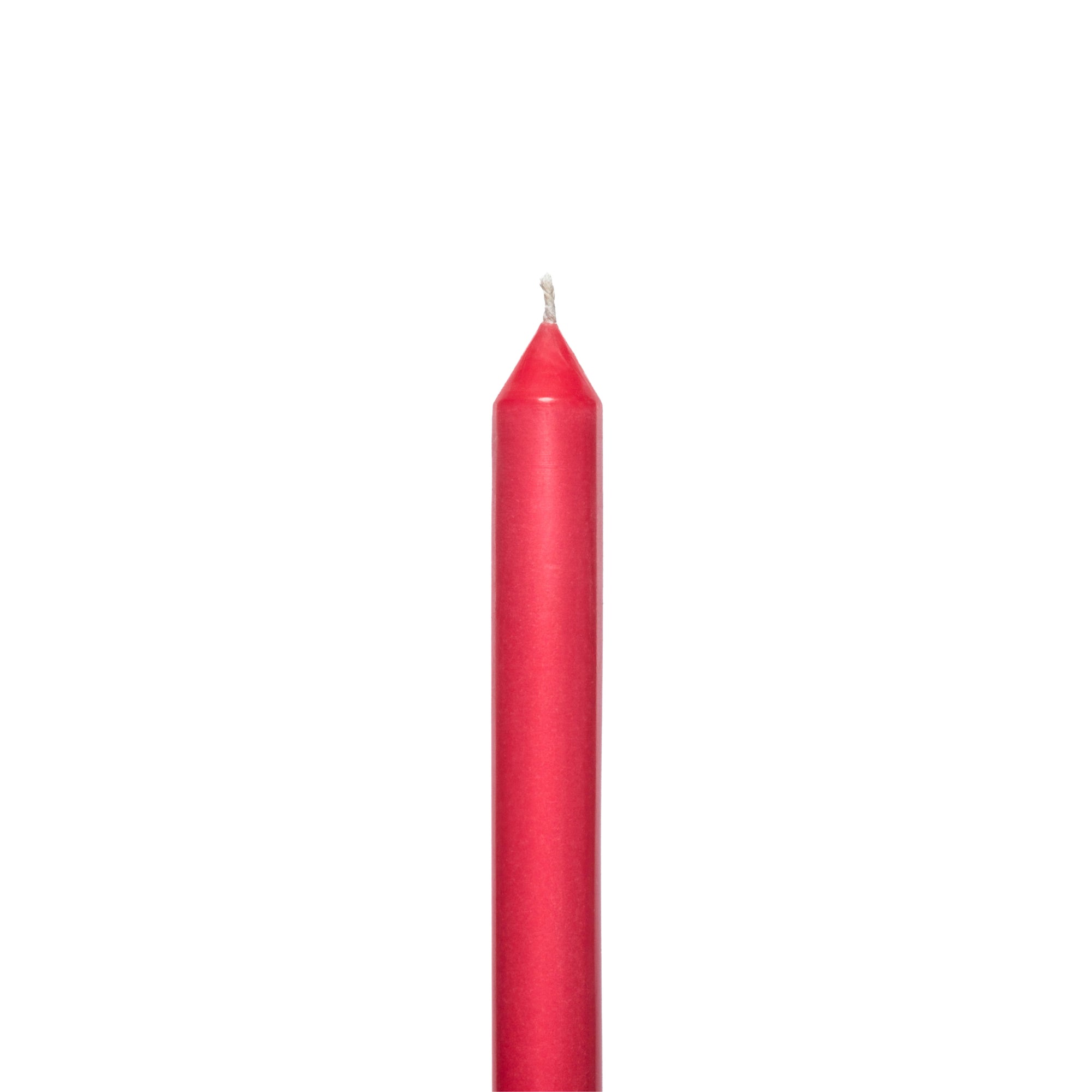 Rhubarb Tapered METRE Candle Pair