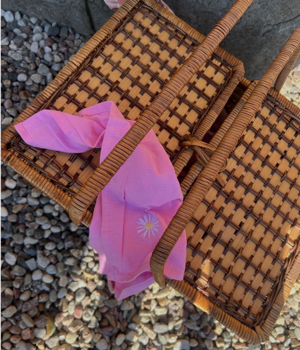 Napkin 4 pcs Pink Daisy