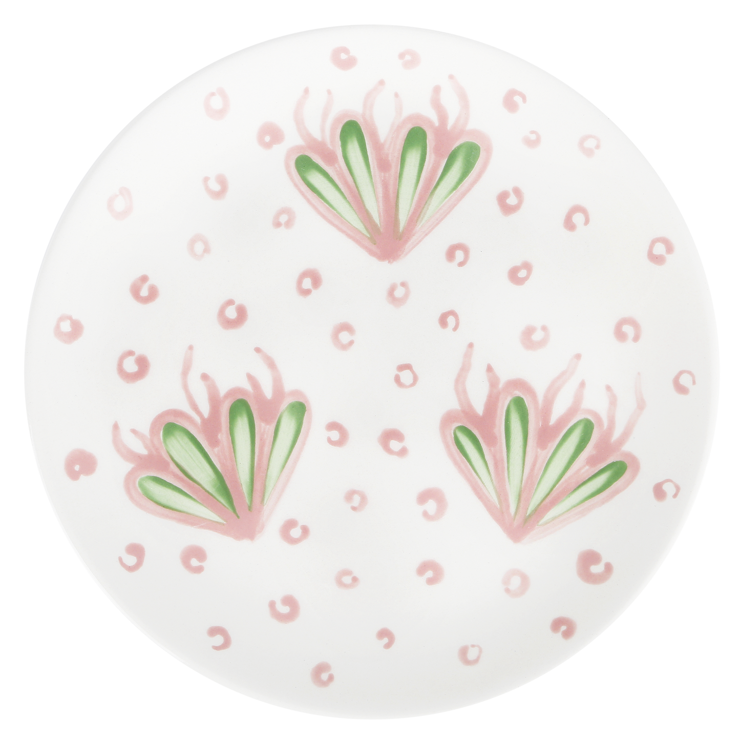 Pink Corals & Bubbles Plate