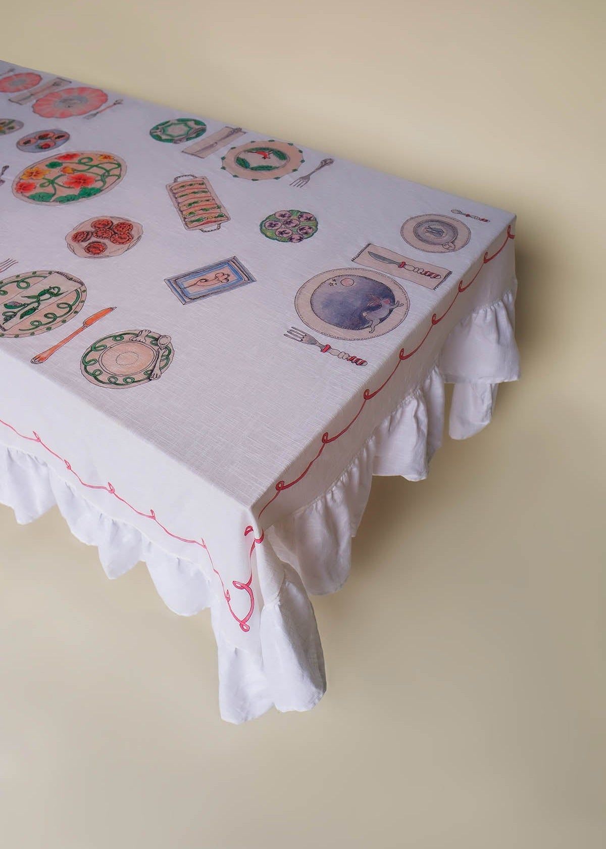Afternoon Tea - Organic Cotton Tablecloth