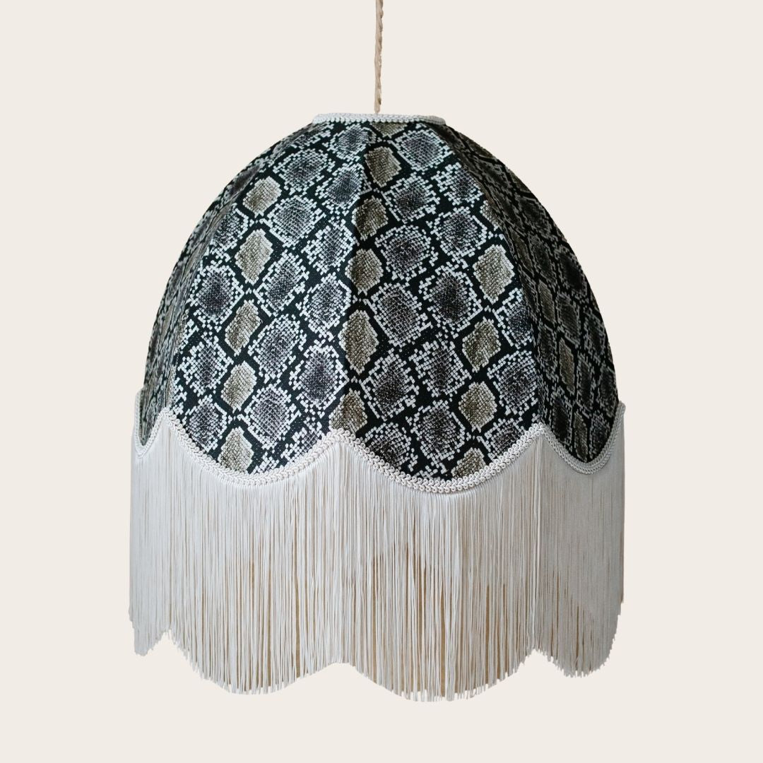 The Bianca Fringed Lampshade