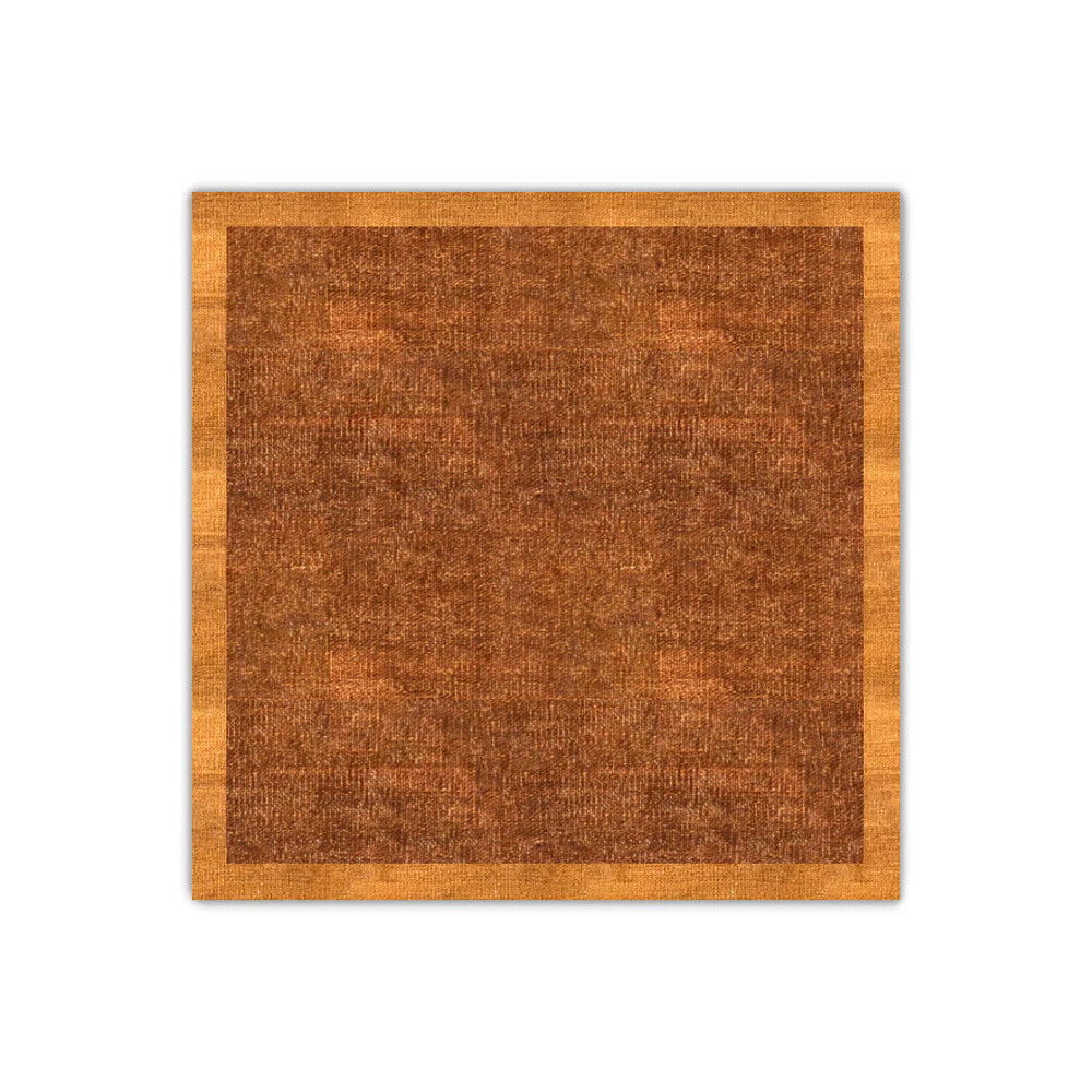 Hazelnut with Caramel Border Flatweave Rug