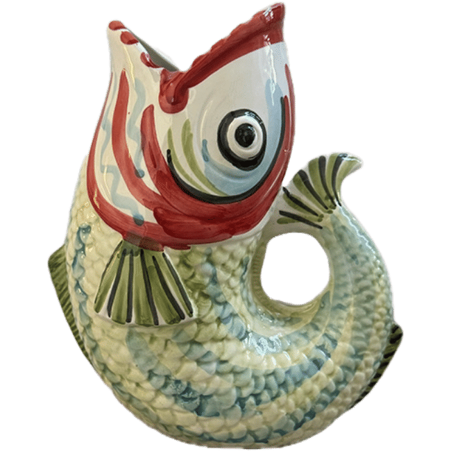 Paolo Green Fish Carafe