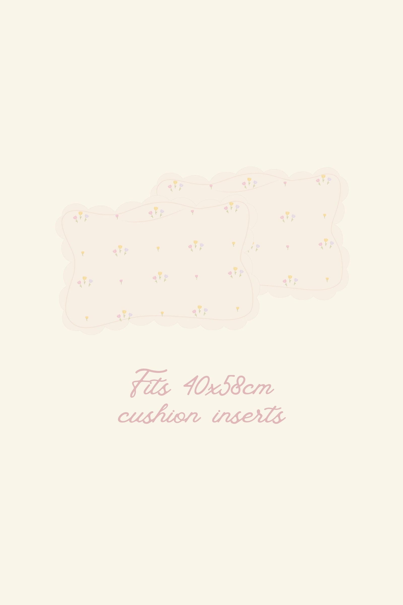 Soft Petal Cushion Covers (Long, Set of 2) – Tulips