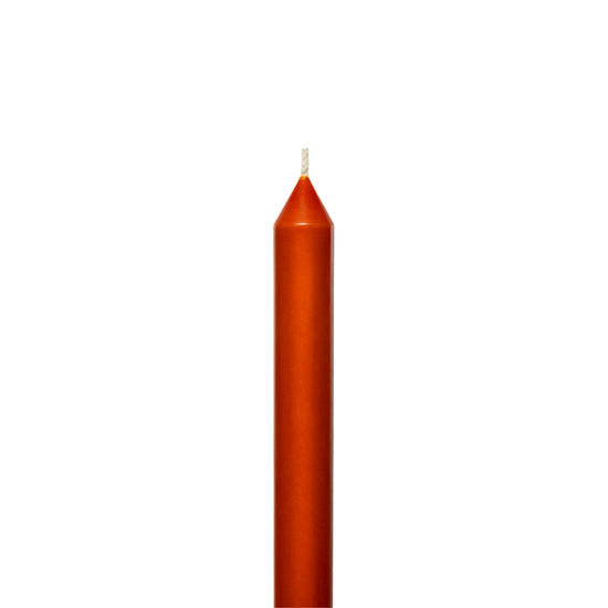Terracotta Tapered METRE Candle Pair