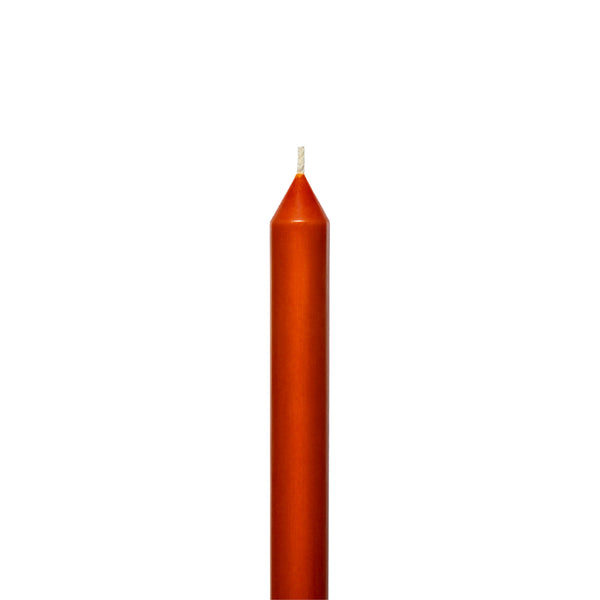 Terracotta Tapered METRE Candle Pair