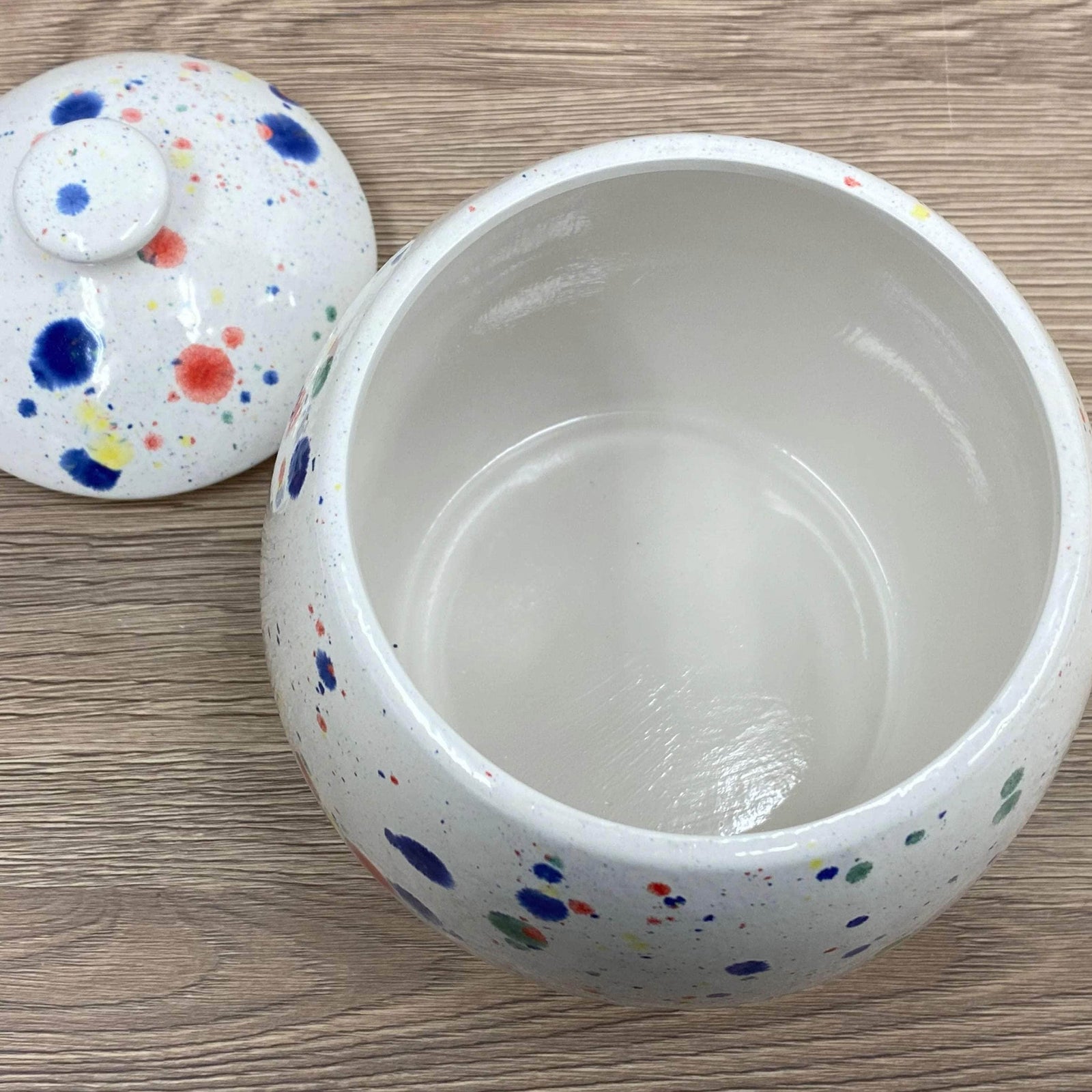 Cookie/Biscuit Jar Canister Celebration Glaze