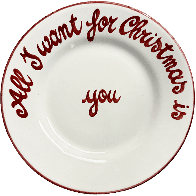 All I Want For Christmas 20cm Plate