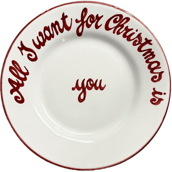 All I Want For Christmas 20cm Plate