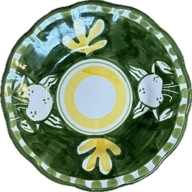 Amalfi Crab Plate 16 cm – Green