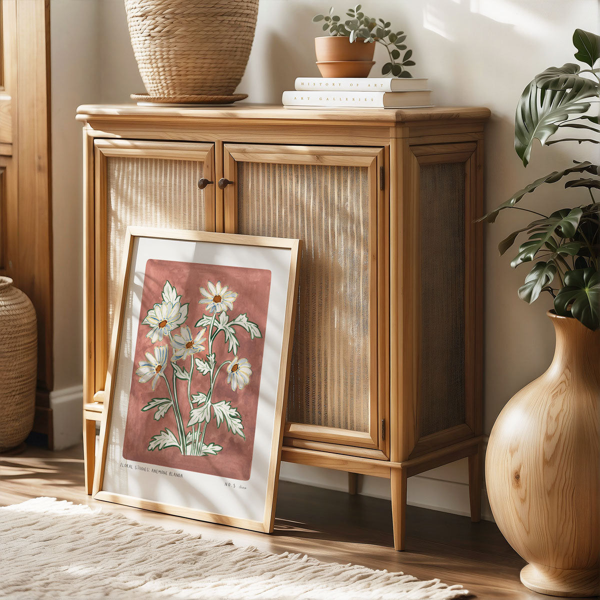 Anemone Blanda Art Print